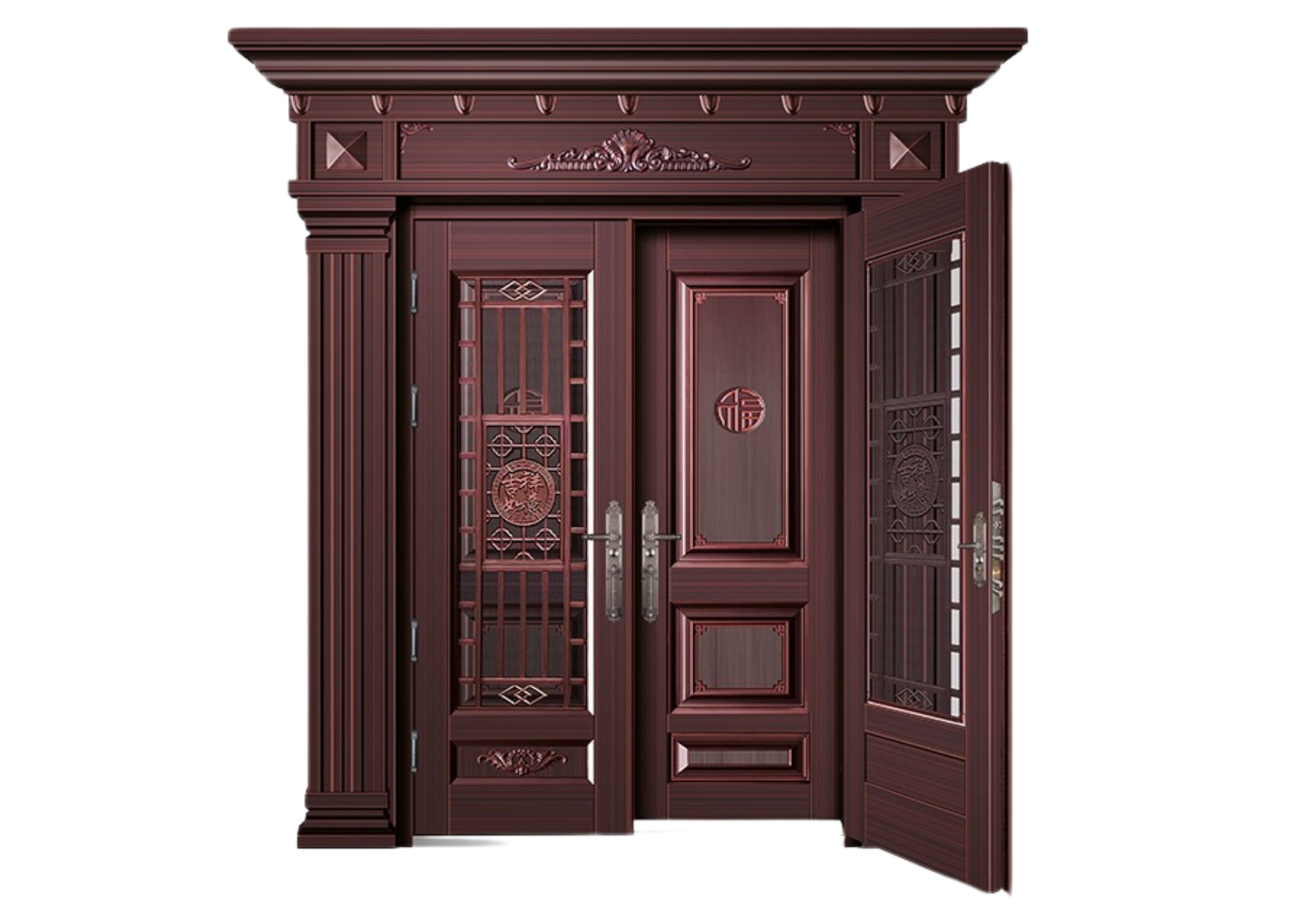 Cửa Thép 2 Cánh Cao Cấp CC18