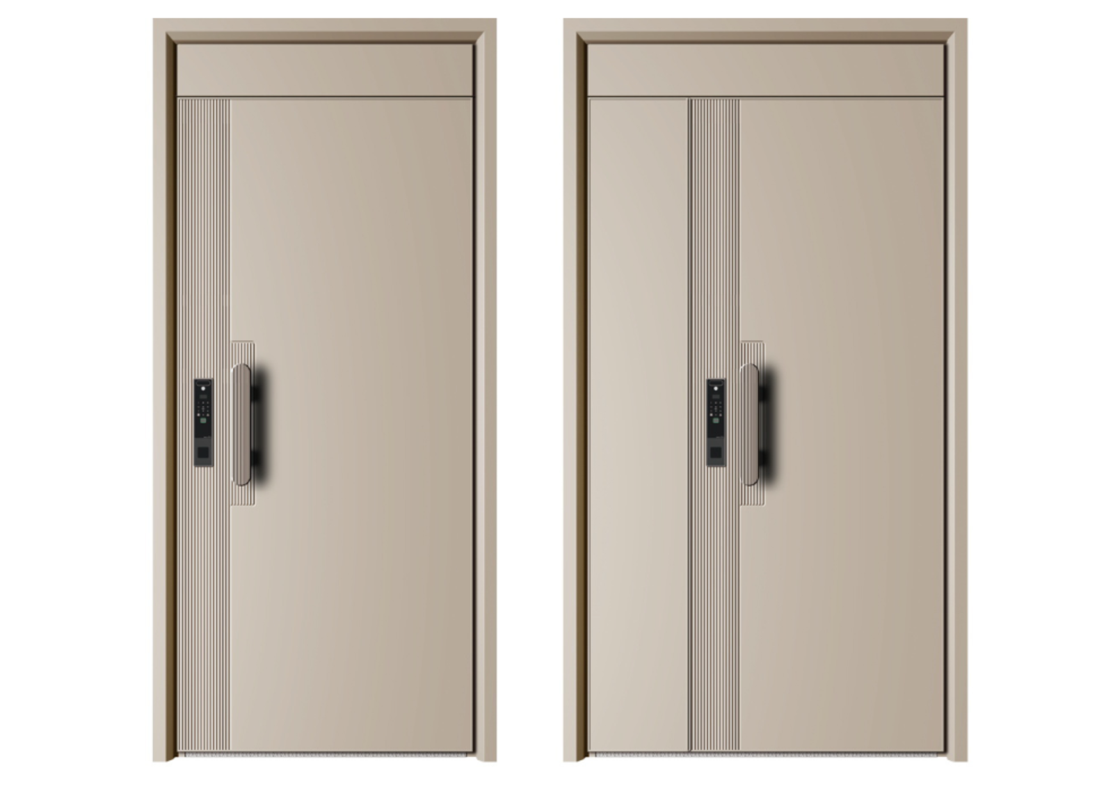 Cửa Thép 1 Cánh Cao Cấp Luxury - CG18